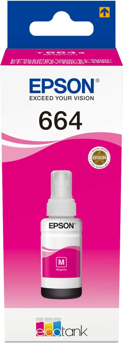 Barvilo, 70 ml, magenta Epson 664 Ecotank