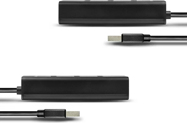 USB razdelilec AXAGON HUE-S2B, 4 vrata, 30 cm kabel, črn USB razdelilec AXAGON HUE-S2B, 4 vrata, 30 cm kabel, črn