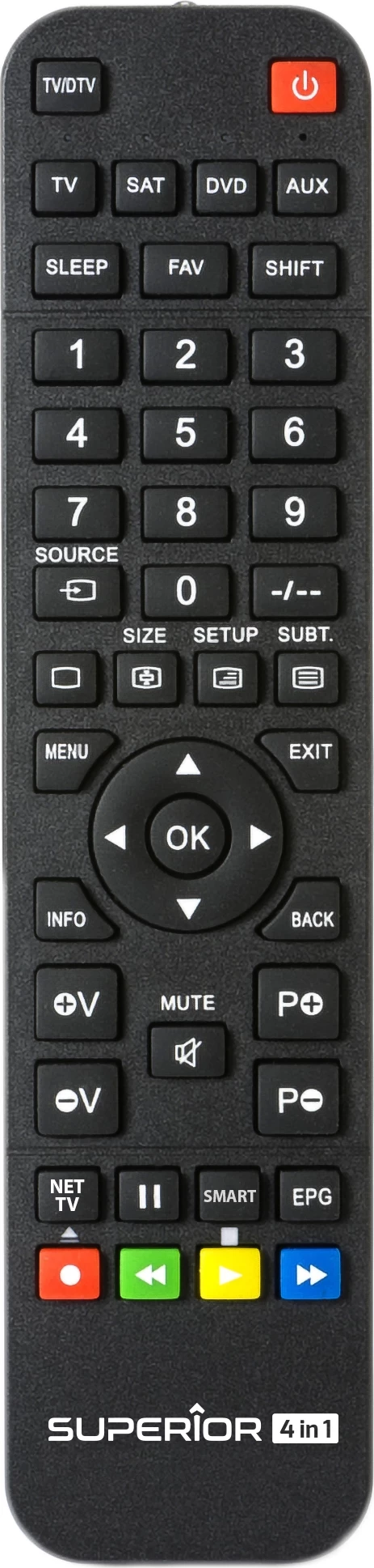 Univerzalni daljinski upravljalnik Superior 4 v 1