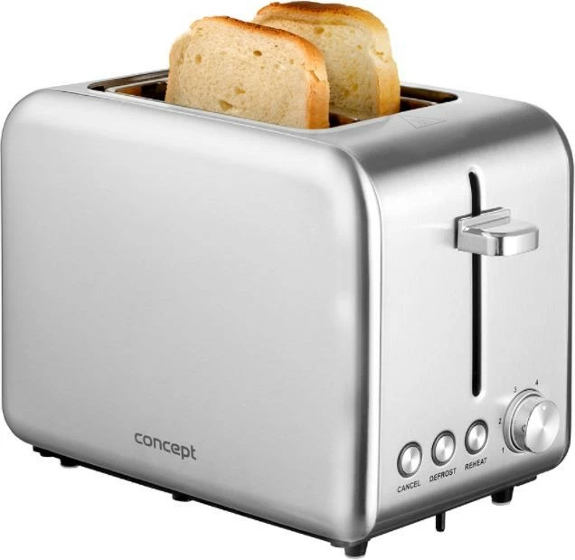Tost za kruh Concept SINFONIA TE2050, 2 reže, nerjaveče jeklo