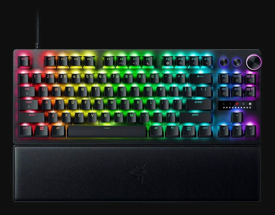 Mehanska tipkovnica Tenkeyless, 8KHz, nemška postavitev, RGB — Razer Huntsman V3 Pro