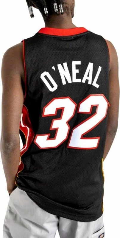 Majica za moške Mitchell & Ness, NBA Swingman Miami Heat Shaquille O'Neal, črna