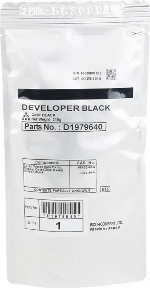 Razvijalna enota Ricoh D1979641, 120000 strani, standardna, črna