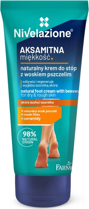 Krema za noge z čebeljim voskom, Farmona Natural Foot Cream, 75 ml
