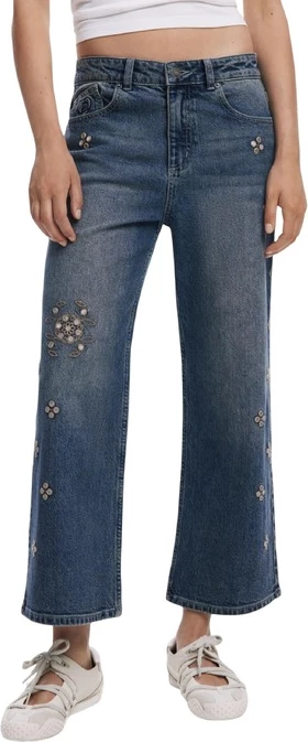 Jeans za ženske Desigual, modri