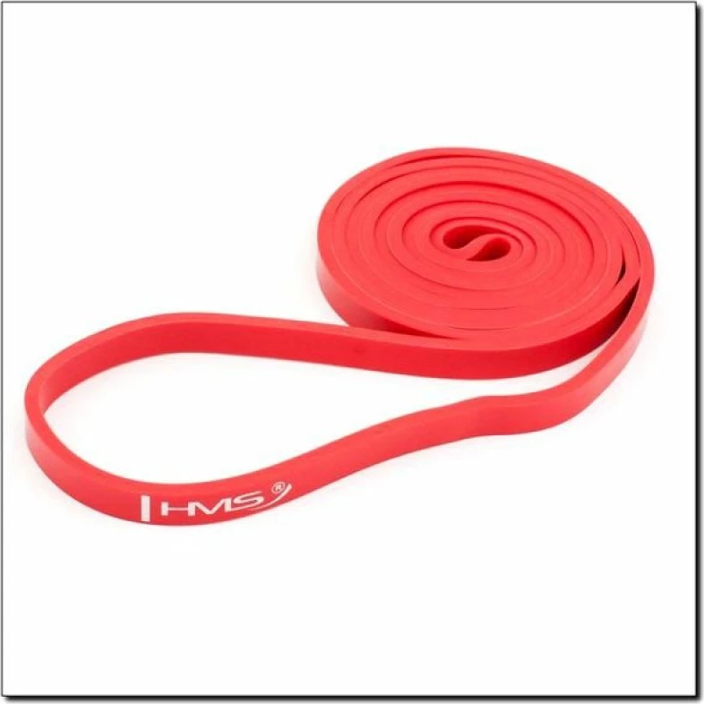 Elastični trak za vadbo HMS GU05, rdeč