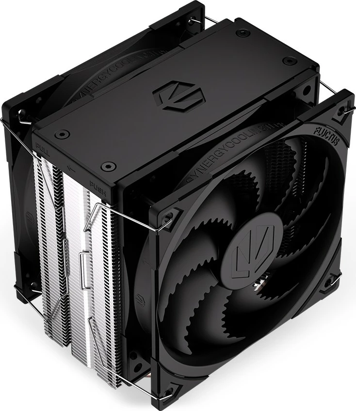 Hladilnik procesorja, Endorfy Fera 5 Dual Fan, EY3A006, 2 ventilatorja, 12 cm, za socket Intel/AMD, črn