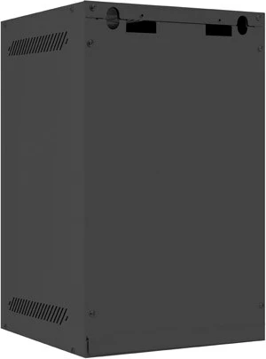 Stenski kabinet za montažo 10", 9U, 280x310, črn Lanberg