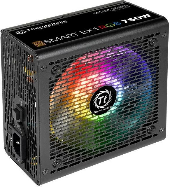Napajalnik Thermaltake Smart BX1 RGB 750W, 80 PLUS Bronze, 4xPEG, 120 mm, črn