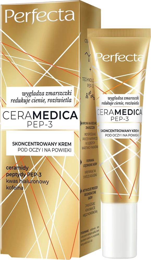 Krema za oči in veke Perfecta Ceramedica Pep-3, 15 ml
