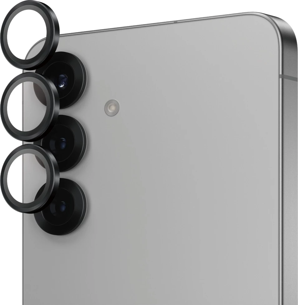 Montažni zaščitnik leče PanzerGlass Hoops za Samsung Galaxy S25+, črn