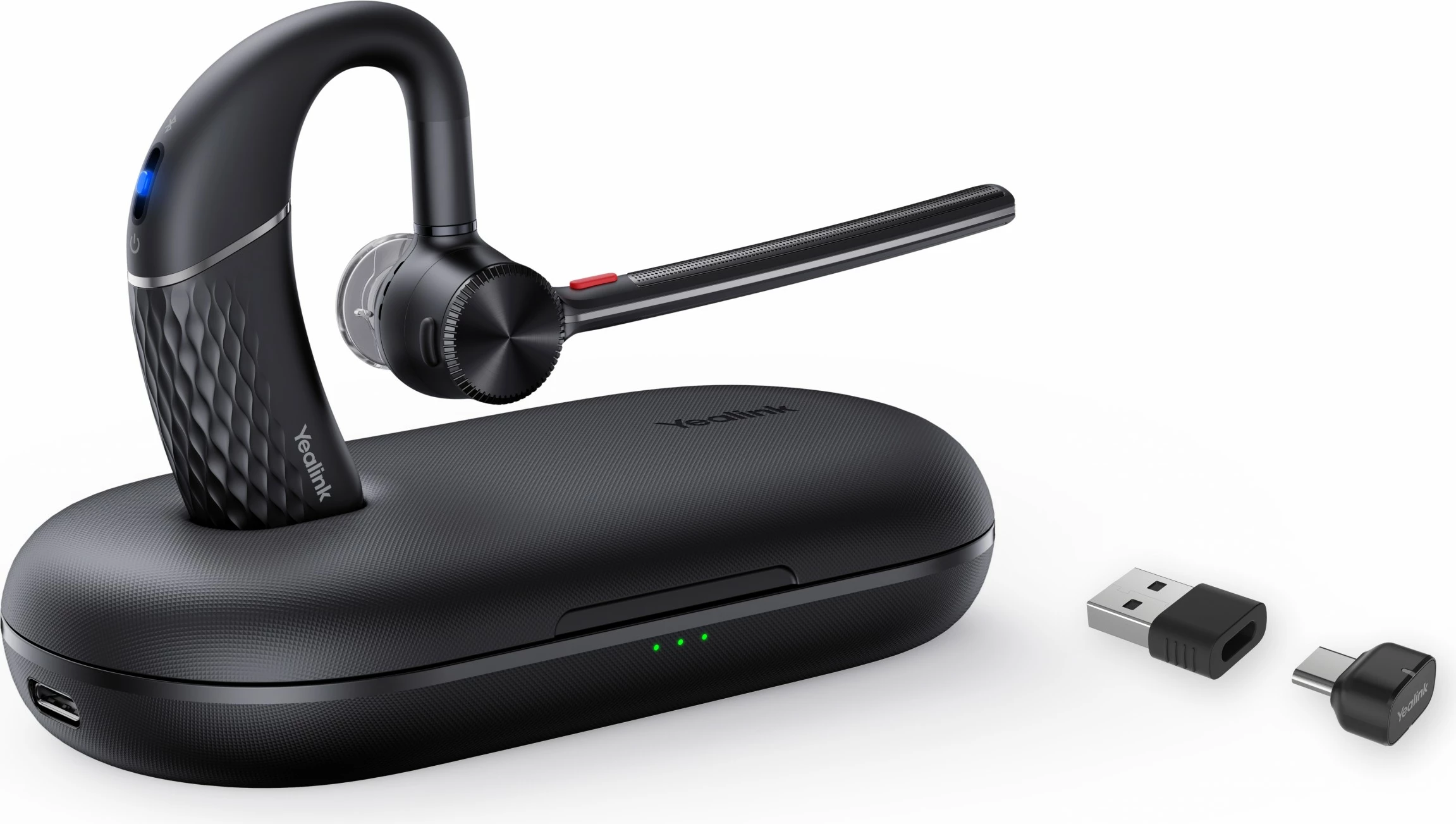 Brezžične slušalke Yealink BH71 Pro USB-C/A, 100 - 20000 Hz, za pisarno/klicni center, črne