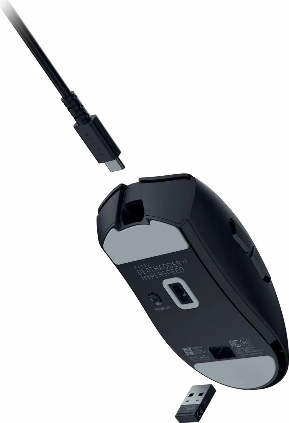 Ergonomska miška Razer DeathAdder V3 HyperSpeed, črna