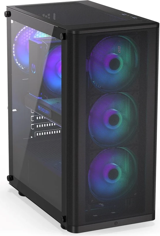 Kasa Endorfy Ventum 200 ARGB, črna