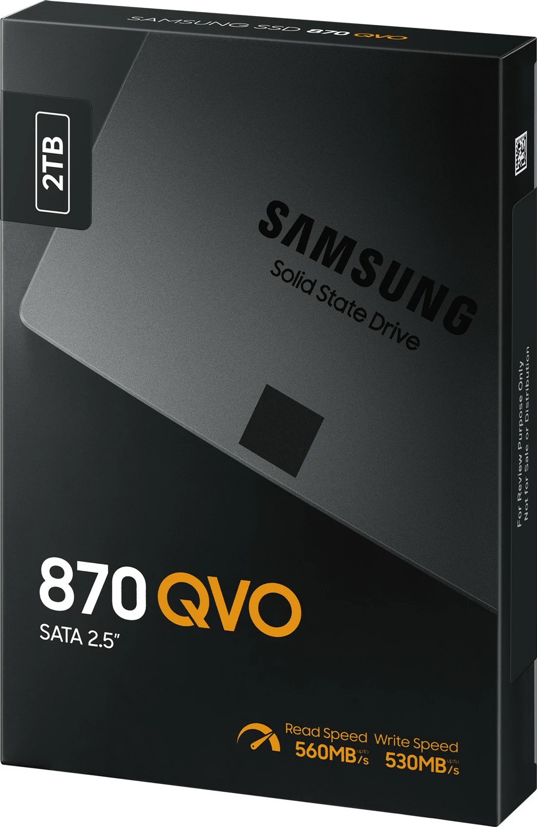 SSD 2 TB, 2,5", 560 MB/s, 6 Gbit/s Samsung 870 QVO