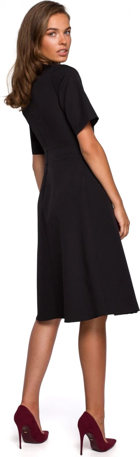 Dnevna obleka Stylove za ženske, črna