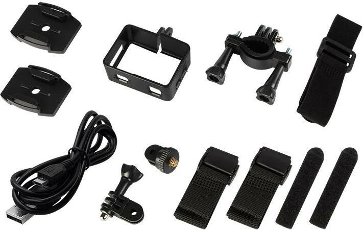 Športna kamera Pro4U BLOW, 4K Ultra HD, WiFi, 16 MP, črna, vodotesen ohišje in dodatki