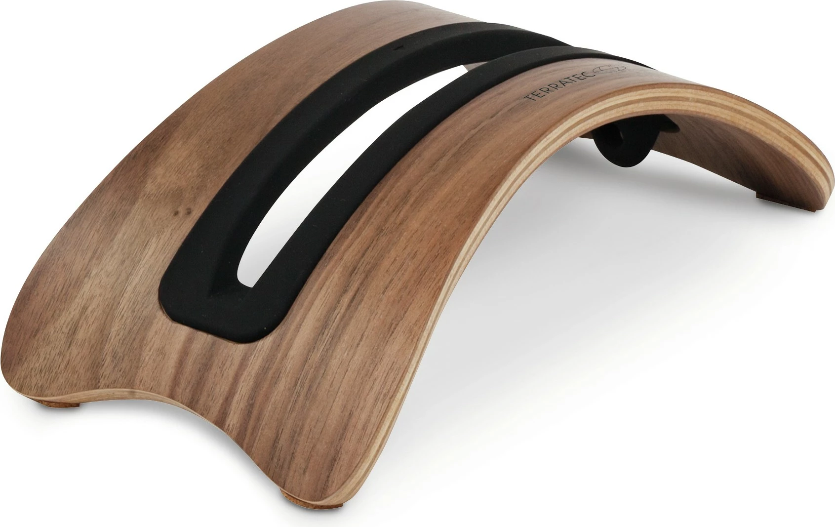 Pasivni nosilec iz lesa za prenosnik/tablet, TerraTec Holzzwei, črn