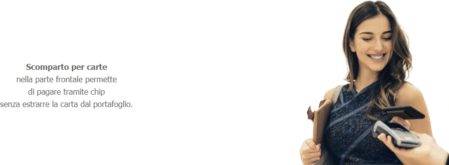 Pametna denarnica Etres Smart Wallet Classic, rdeča