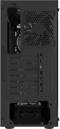 Midi tower z ojačanimi steklenim stranskim panelom Natec Fury Shobo SH4F, črn