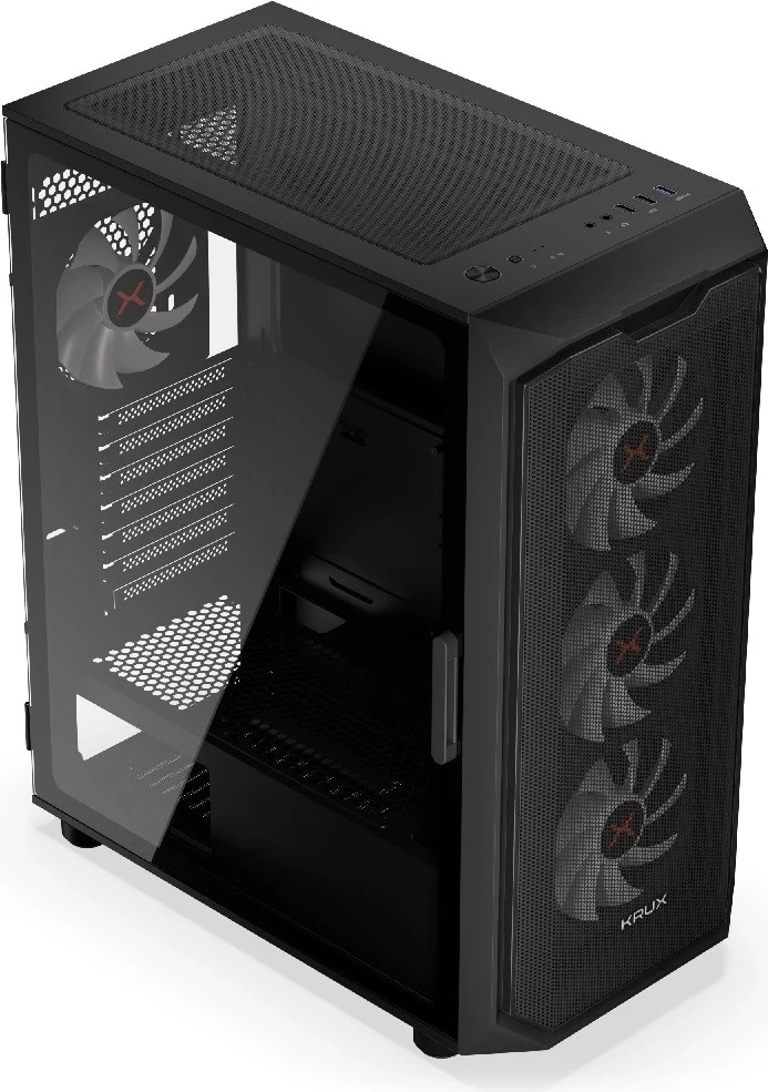 Midi Tower kaseta Orona KRUX, črna