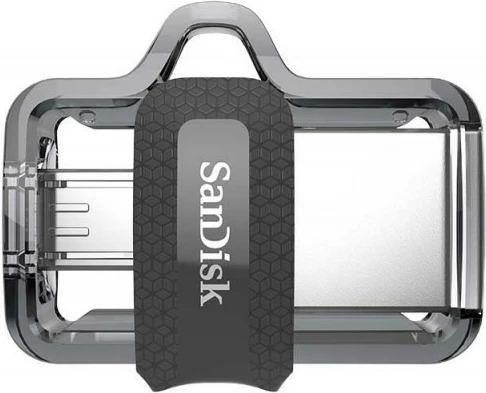 Pendrive Ultra Dual Drive m3.0, SanDisk, 128GB, USB 3.0/microUSB, sivo/srebrn Pendrive Ultra Dual Drive m3.0, SanDisk, 128GB, USB 3.0/microUSB, sivo/srebrn