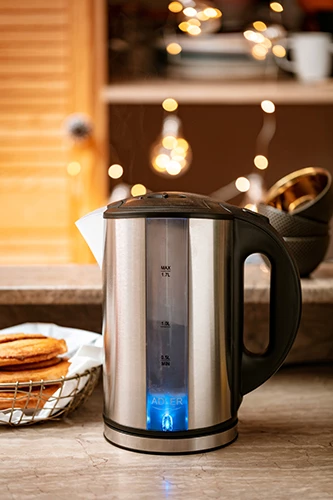 Električni grelnik vode Adler AD 1216, 1,7 L, 1850–2200 W, inox