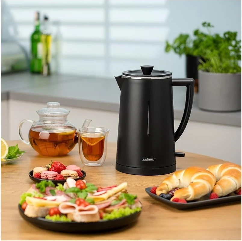 Električni čajnik Zelmer ZCK8020B, črn