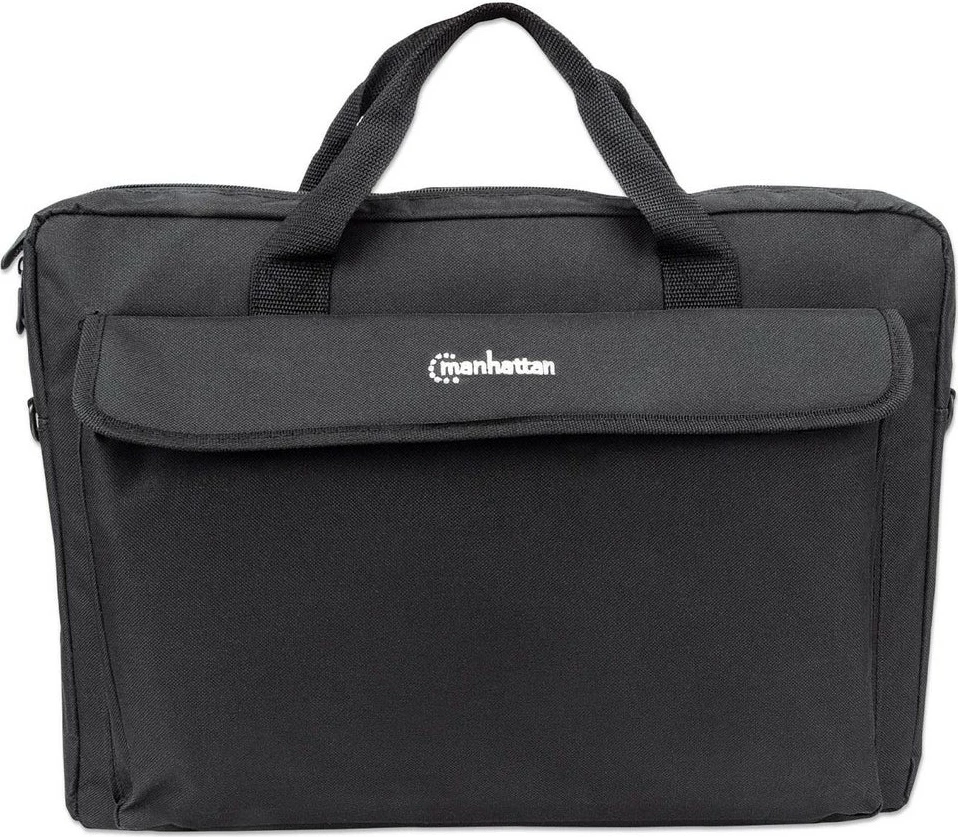 Torba za prenosnik Manhattan London 17,3 in, messenger, črna