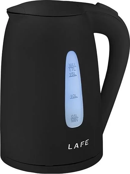 Električni čajnik 1,7 L, črn – Lafe Essential