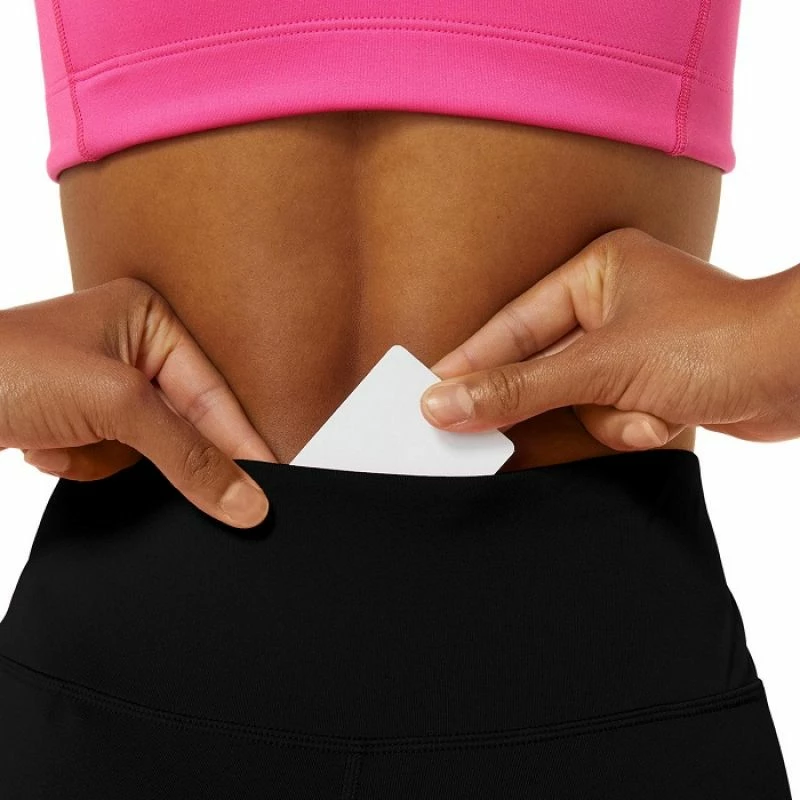 Kratke hlače za ženske Asics, črne