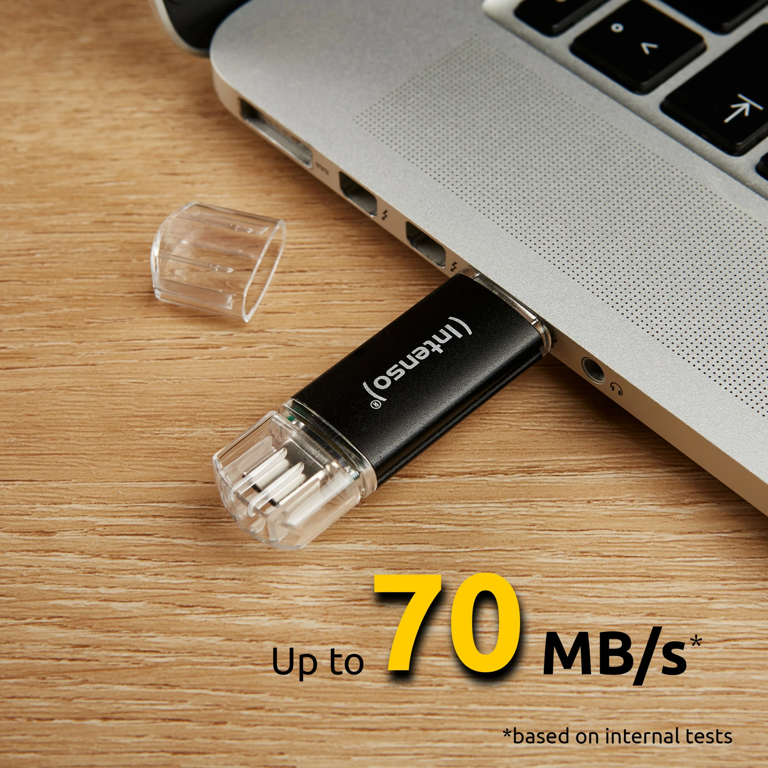 USB ključ 128 GB Intenso, USB Type-A / USB Type-C, antracit USB ključ 128 GB Intenso, USB Type-A / USB Type-C, antracit