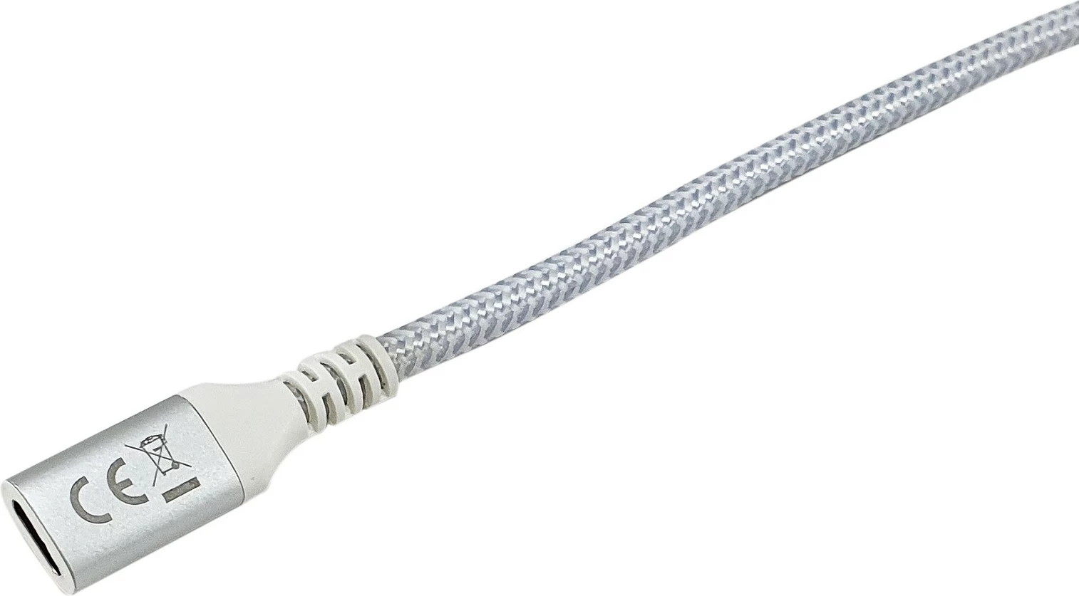 Podaljševalni kabel USB-C na USB-C Equip 128375, 0,5 m, 10 Gbps, 100 W, bel