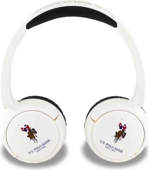 Bluetooth slušalke, US Polo Assn. USHPV6PUNH, on-ear, bele, DH Color Logo