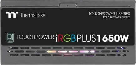 Napajalnik 1650 W Thermaltake Toughpower iRGB digital, modularen, Titanium, 14 cm, Gen5