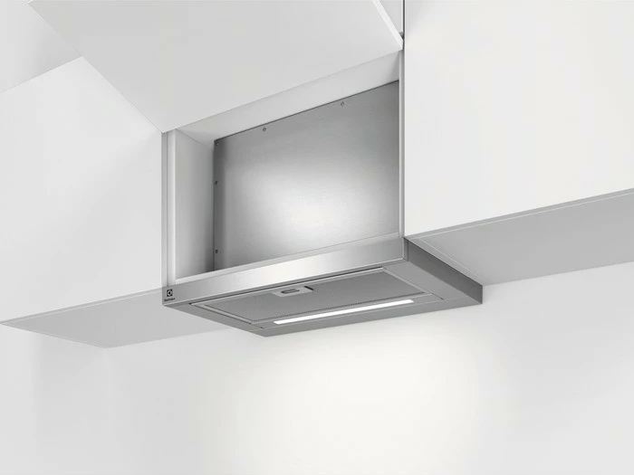 Teleskopska kuhinjska napa Electrolux LFP616X, 60 cm, 600 m³/h, 3 hitrosti, LED, siva