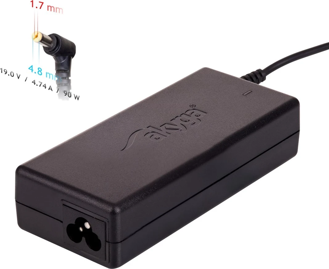 Polnilec za prenosnik AK-ND-08 19V/4.74A 90W, črn