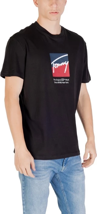 Majica za moške, črna, Tommy Hilfiger Jeans