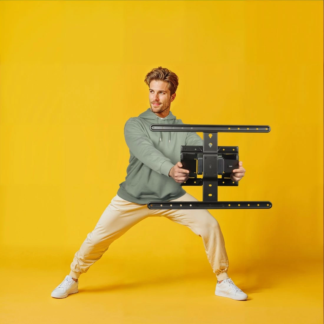 Stenski nosilec za TV Hama 220851, za LCD/LED 37-90" , do 50 kg, črn