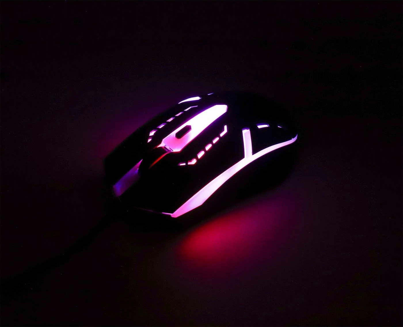 Gaming miška Manhattan 190206, USB, 1500 DPI, črna