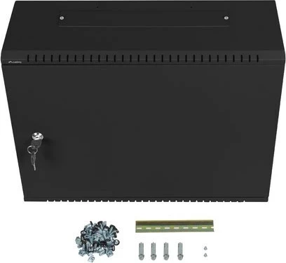 Stenska rack omara LANBERG 19 palcev 7U (4U+3U) 540x200, črna