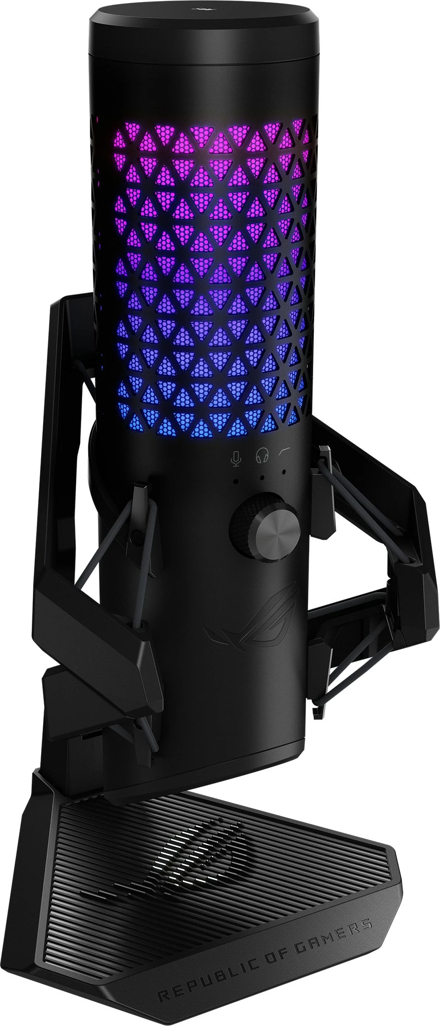 Namizni mikrofon ROG Carnyx ASUS, USB, 24-bit, 192 kHz, črn