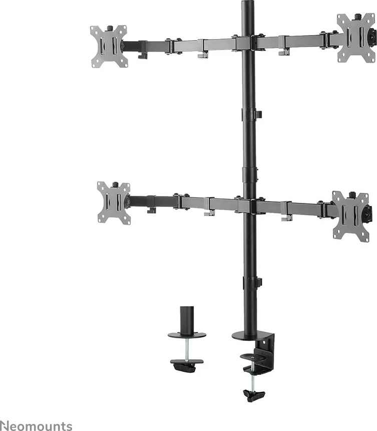 Krmilna roka za 4 monitorje Neomounts FPMA-D550D4BLACK, 13-32", nastavljiva višina, črna Krmilna roka za 4 monitorje Neomounts FPMA-D550D4BLACK, 13-32", nastavljiva višina, črna