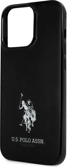 Trdo ohišje za iPhone 13 Pro Max, U.S. Polo Assn. USHCP13XUMHK, TPU, črno