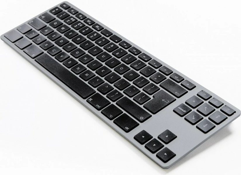 Brezžična tipkovnica Matias FK408BT za Mac, Bluetooth, aluminij, siva