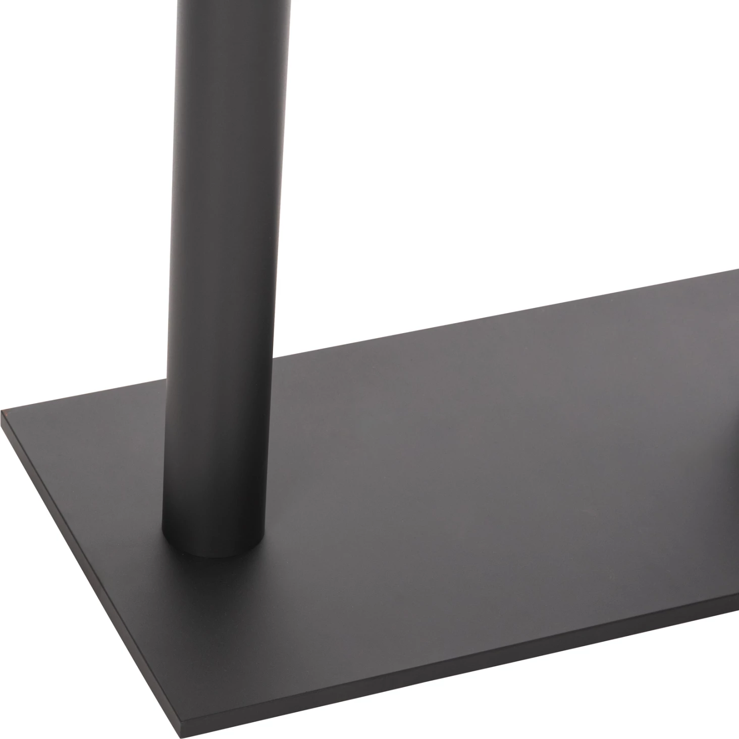 Osnova barske mize FH478.20 srednje višine mat siva kovina 2-stebri 40Χ80Χ90Hcm