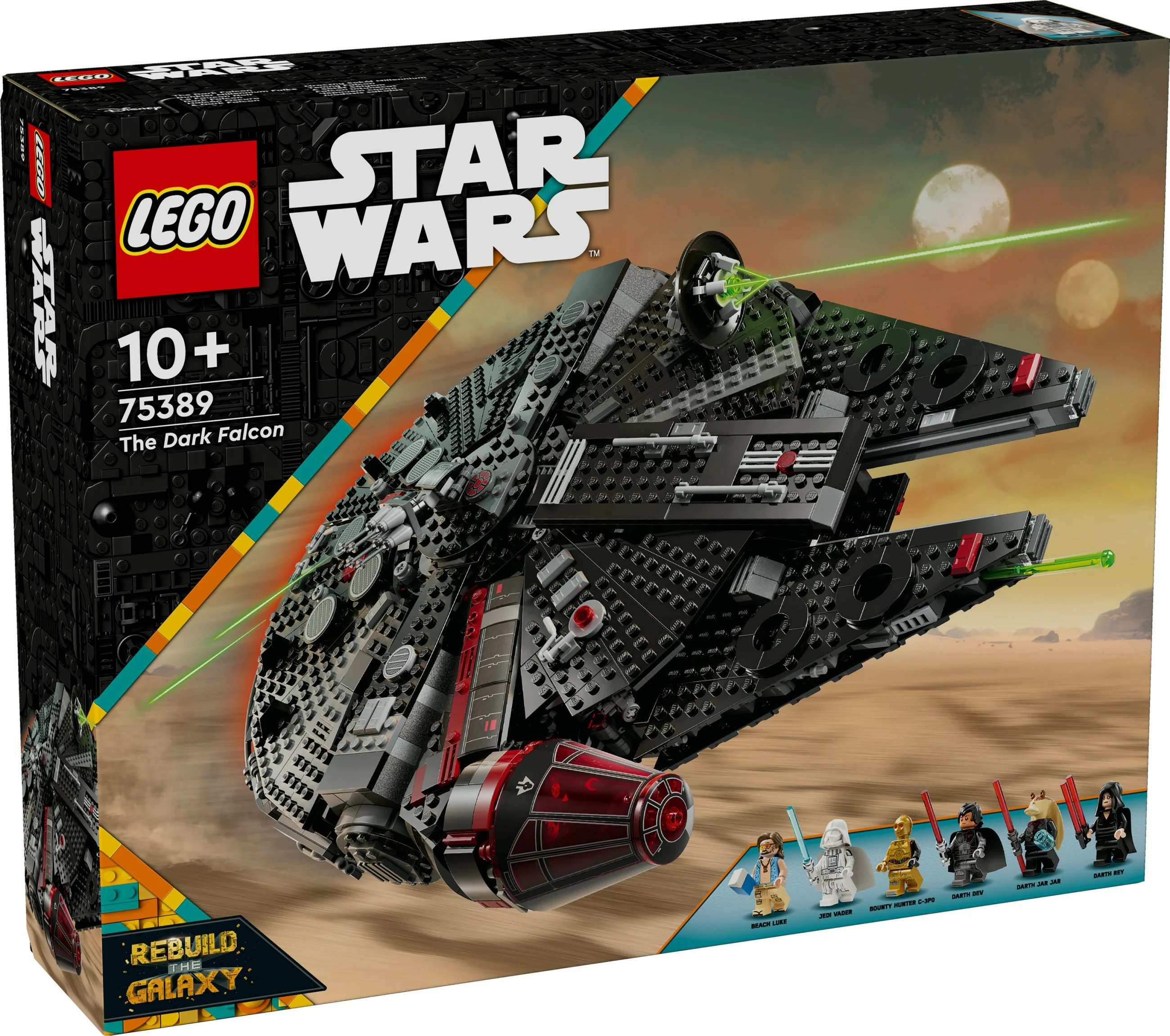 Set za sestavljanje The Dark Falcon, LEGO, 1.579 kosov, večbarven