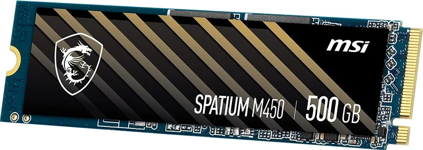 SSD 500 GB M.2 PCIe 4.0 3D NAND, MSI Spatium M450