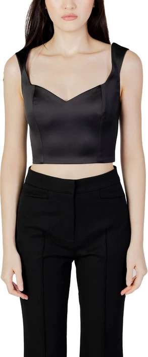 Majica Silence za ženske, črna