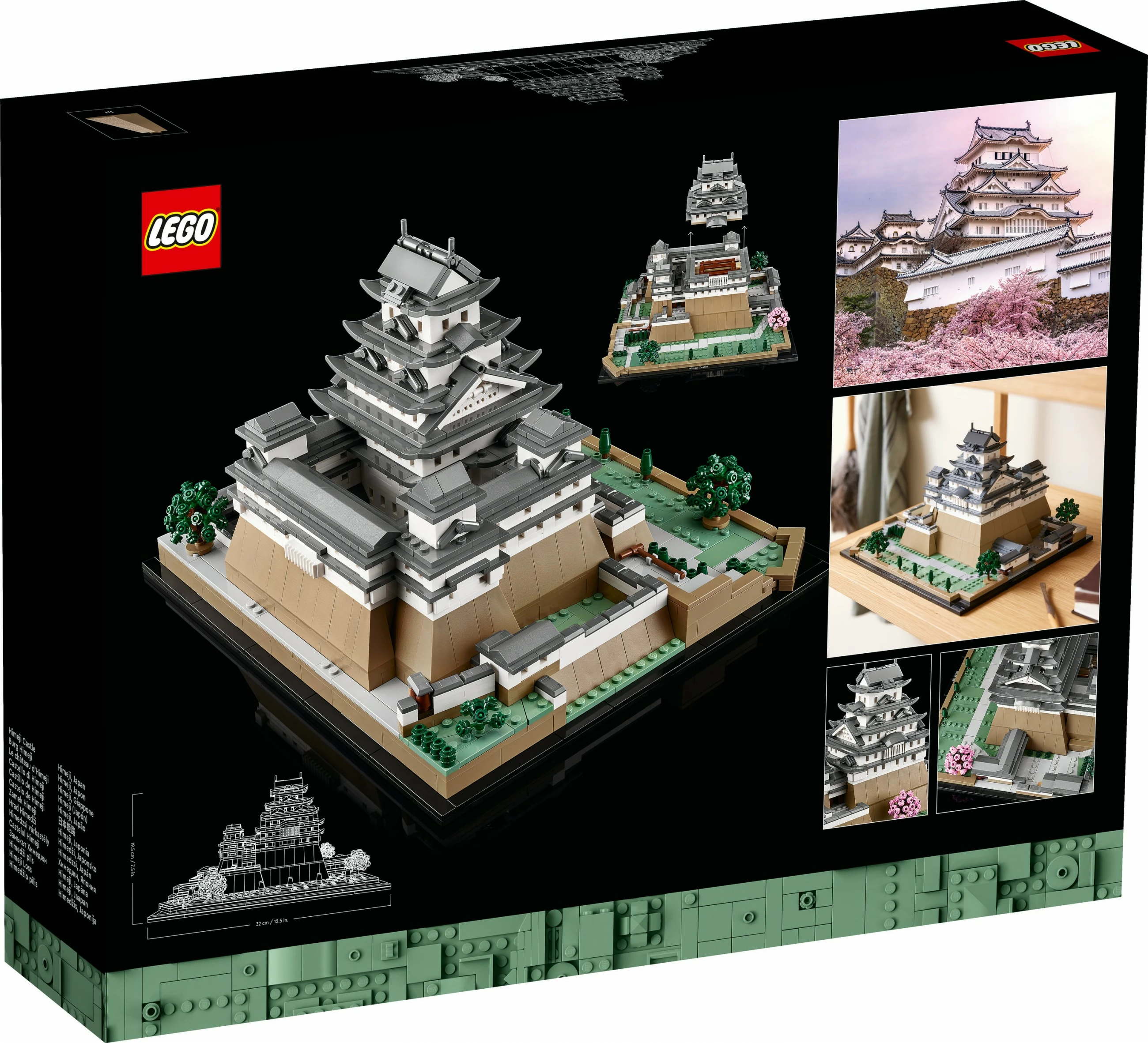 Model Himeji Castle, LEGO 21060, 2125 kosov, večbarven